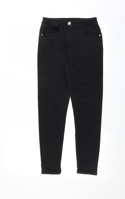 Matalan Girls Black  Denim Skinny Jeans Size 12 Years