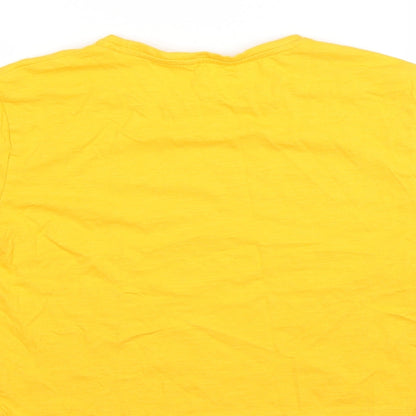Matalan Girls Yellow   Cropped T-Shirt Size 13 Years  - Brooklyn