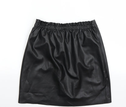 Jaqueline deYong Womens Black   A-Line Skirt Size M