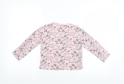 PEP & CO Girls Pink   Basic T-Shirt Size 5-6 Years  - ALWYAS DREAMING UNICORN PATTERN