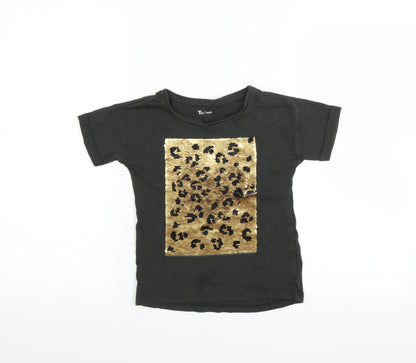 Sainsburys Boys Green   Basic T-Shirt Size 6 Years