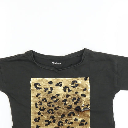 Sainsburys Boys Green   Basic T-Shirt Size 6 Years