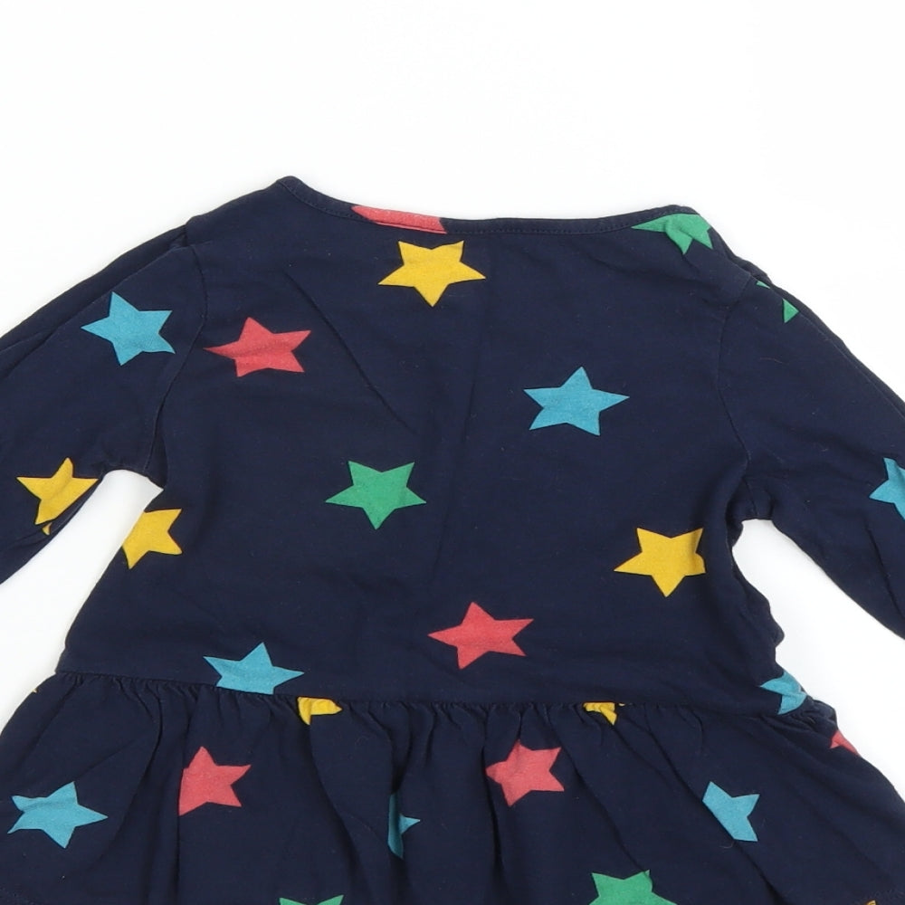 Gap Girls Blue   Basic T-Shirt Size 2 Years  - star pattern