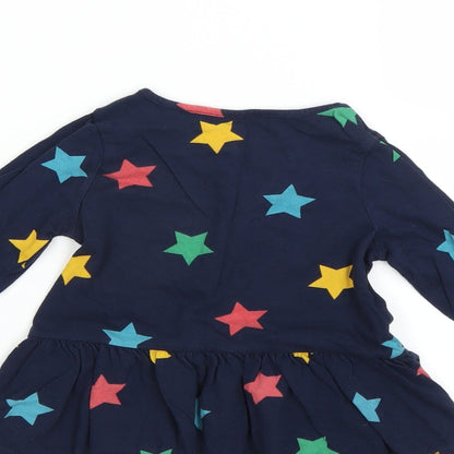 Gap Girls Blue   Basic T-Shirt Size 2 Years  - star pattern