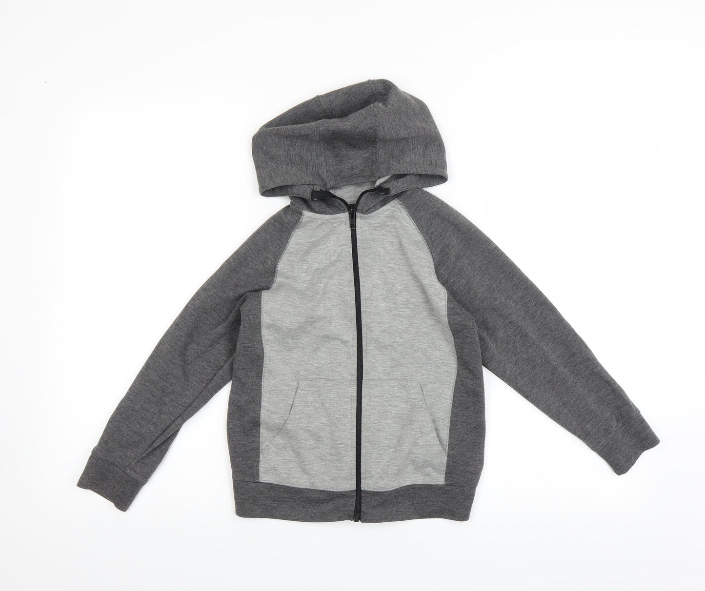 Matalan Boys Grey   Full Zip Hoodie Size 7 Years