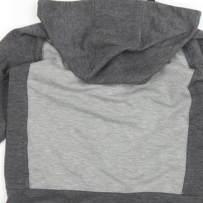 Matalan Boys Grey   Full Zip Hoodie Size 7 Years