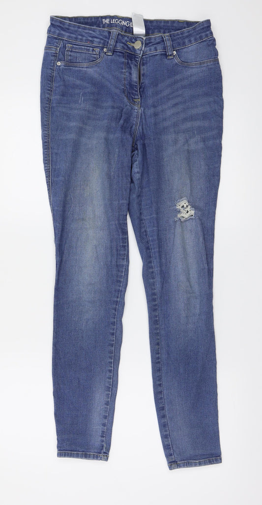 NEXT Womens Blue   Skinny Jeans Size 10 L27 in