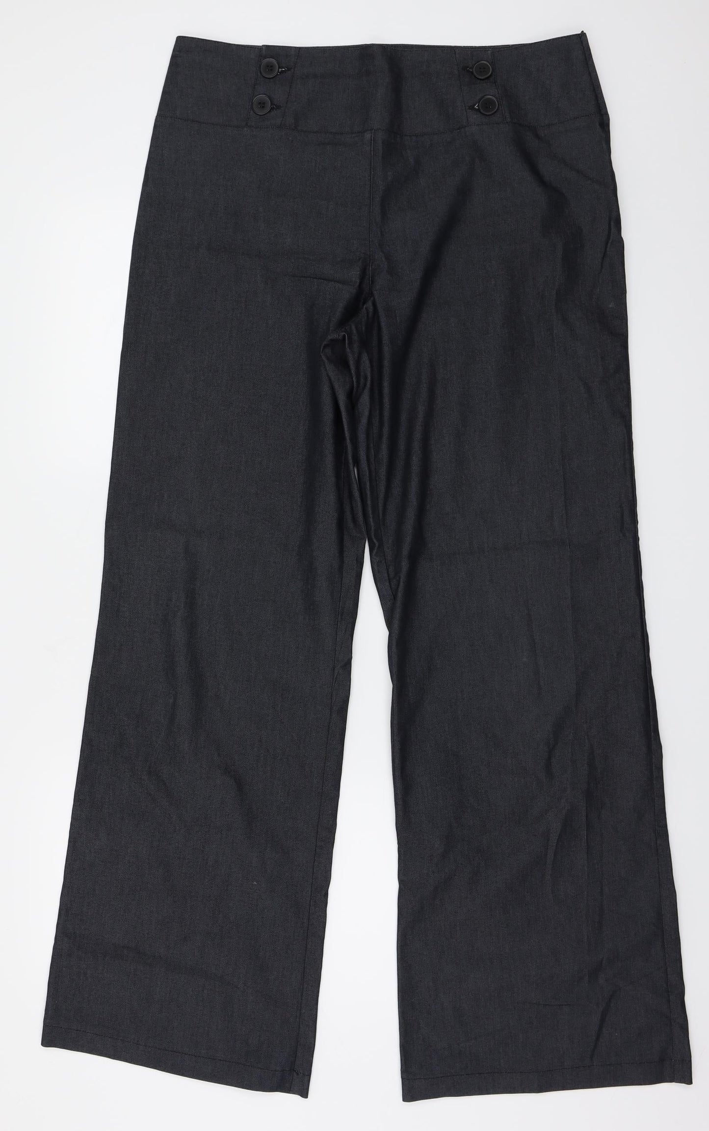 Womens UK Size 32 in Essentials Regular Fit  Grey Trousers