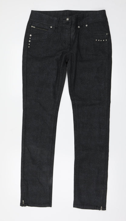 Womens UK Size 12 Redherring Regular Fit  Black Trousers
