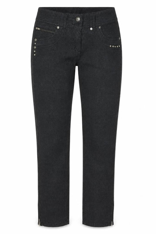 Womens UK Size 12 Redherring Regular Fit  Black Trousers