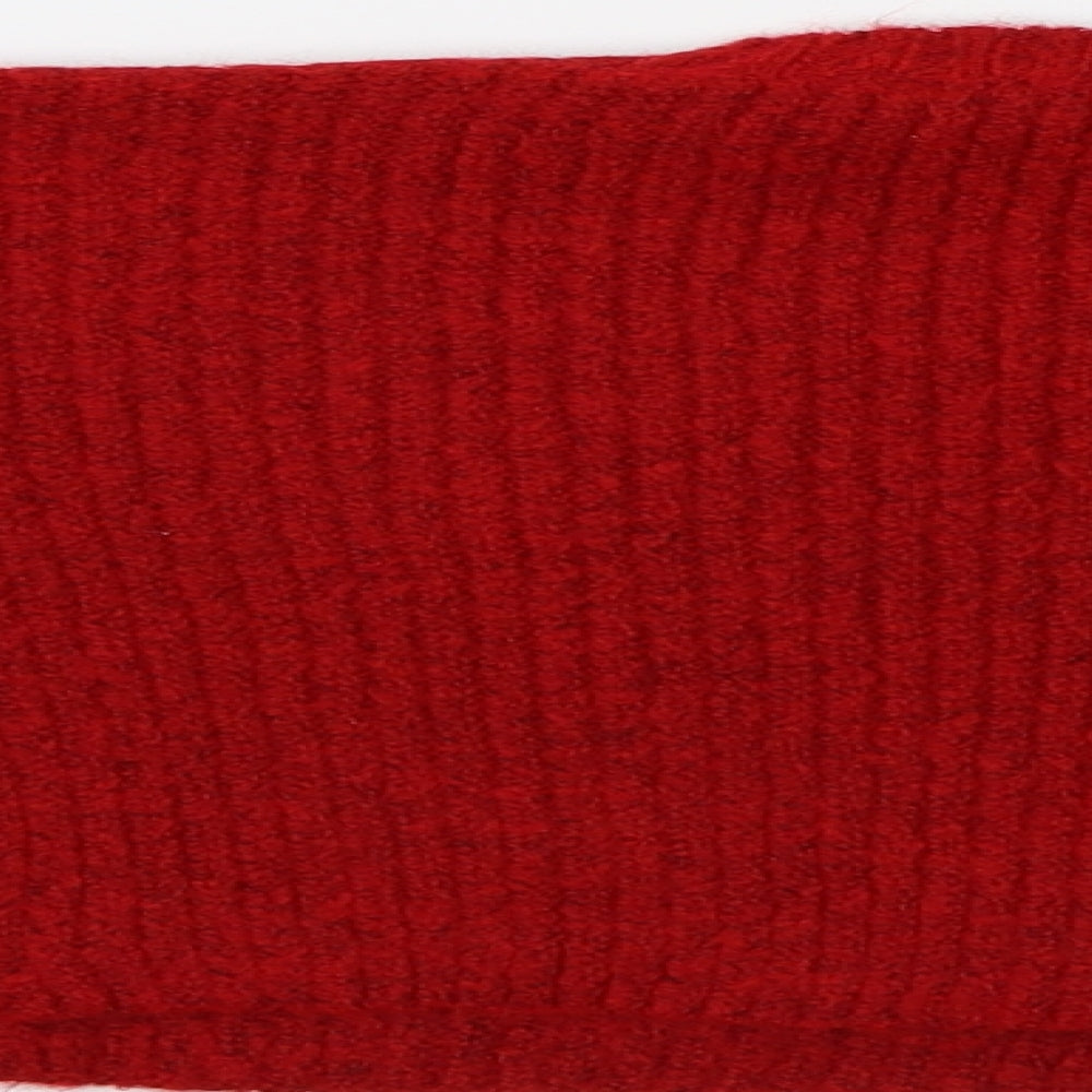 New Look Womens Red Paisley  Pullover Jumper Size S
