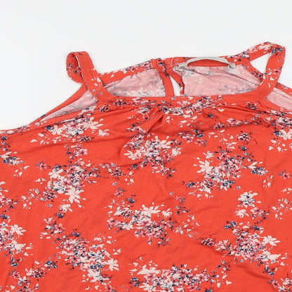 Womens UK Size 16 George Red Basic Blouse