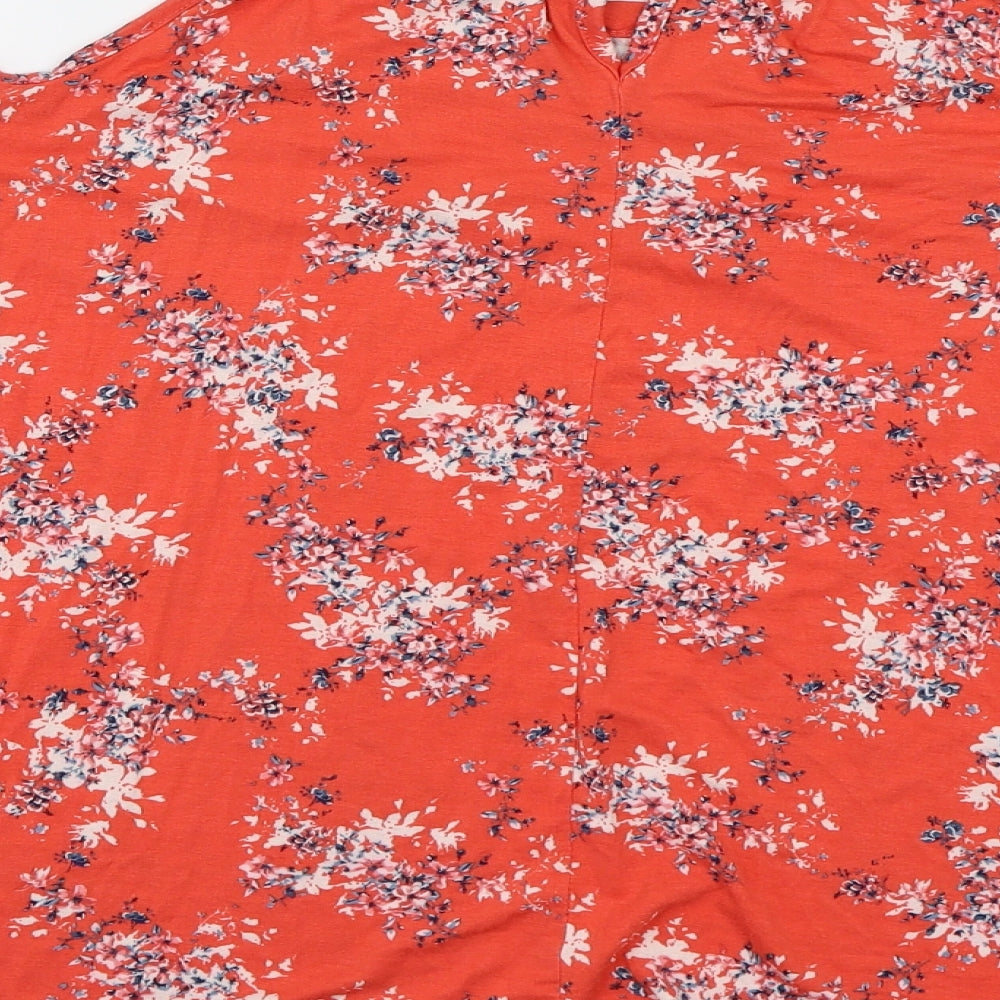 Womens UK Size 16 George Red Basic Blouse