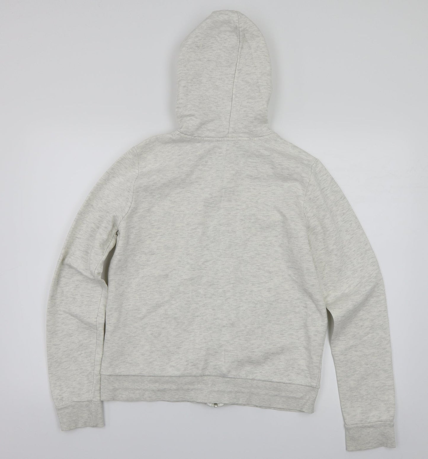 H&M Womens White   Full Zip Hoodie Size M