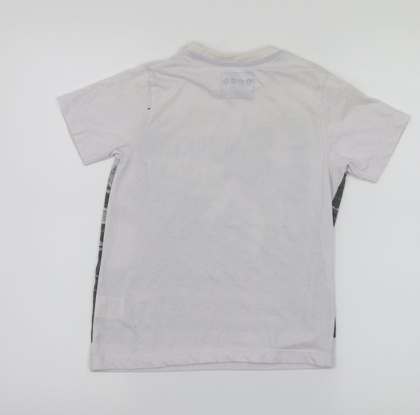 Matalan Boys White   Basic T-Shirt Size 6-7 Years