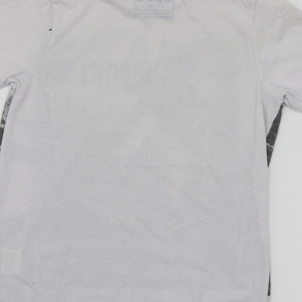 Matalan Boys White   Basic T-Shirt Size 6-7 Years