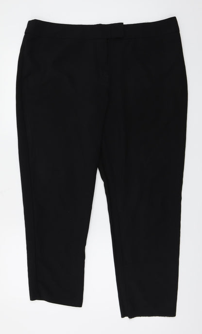 George Womens Black   Trousers  Size 18 L23 in