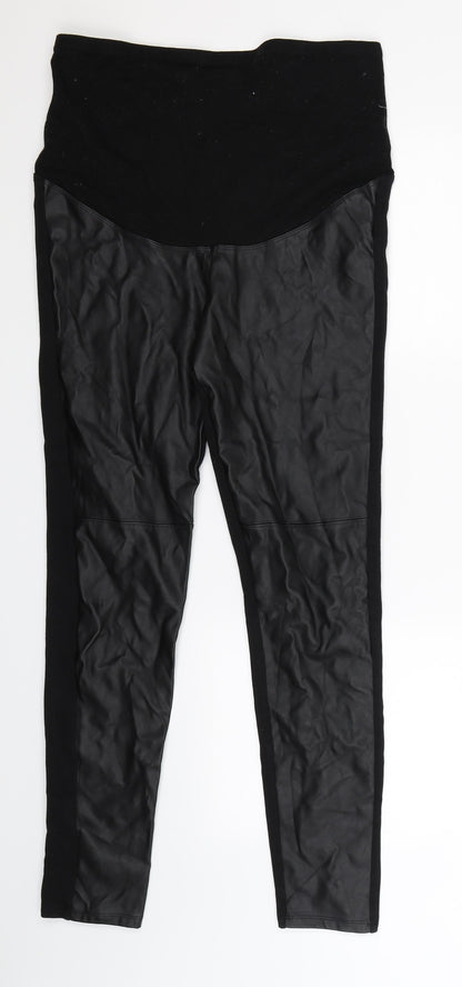 Womens UK Size M H&M  Capri Black Leggings