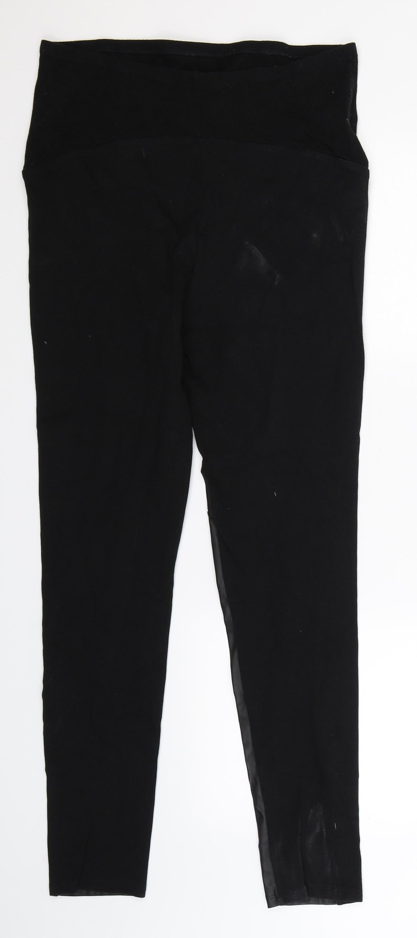Womens UK Size M H&M  Capri Black Leggings