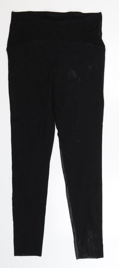 Womens UK Size M H&M  Capri Black Leggings