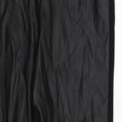 Womens UK Size M H&M  Capri Black Leggings