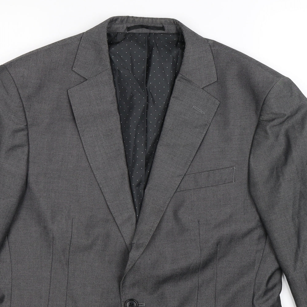 F&F Mens Grey   Jacket Suit Jacket Size 36