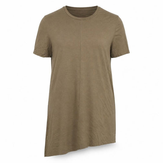 Front view of ASOS women’s grey t-shirt dress, size L