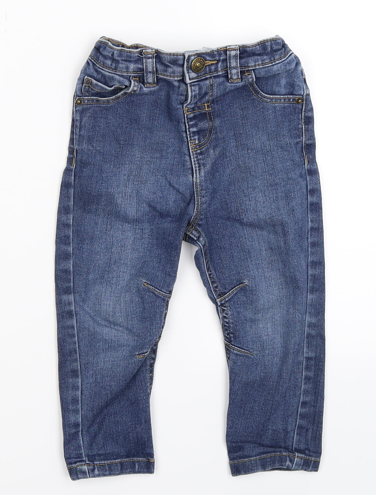 George Baby Blue  Denim Capri Jeans Size 18-24 Months