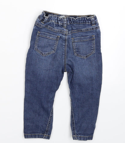 George Baby Blue  Denim Capri Jeans Size 18-24 Months