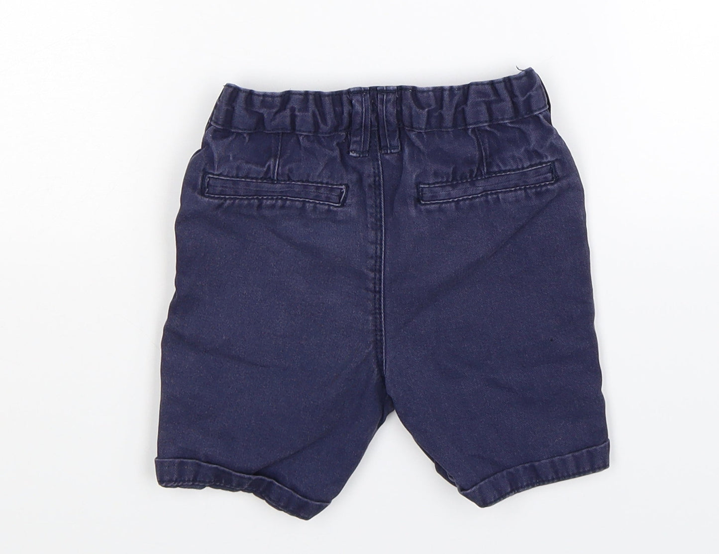 George Boys Blue   Cropped Trousers Size 12-18 Months