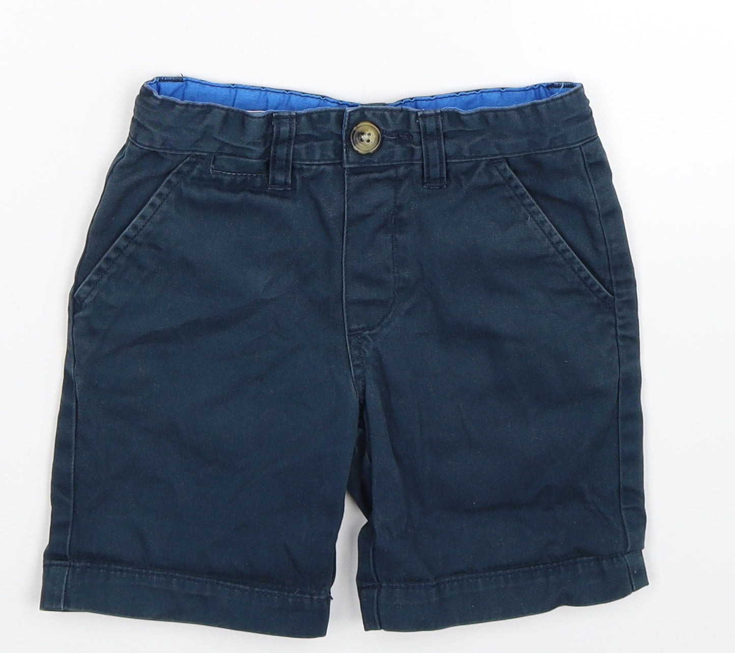 John Lewis Boys Blue   Chino Shorts Size 2 Years