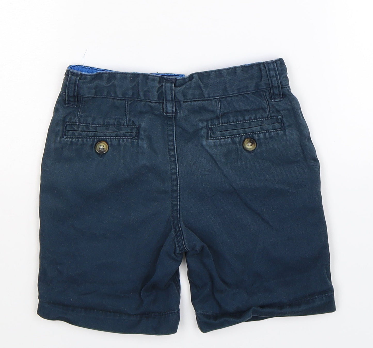John Lewis Boys Blue   Chino Shorts Size 2 Years