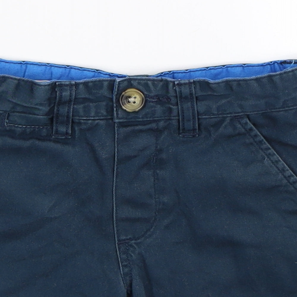 John Lewis Boys Blue   Chino Shorts Size 2 Years