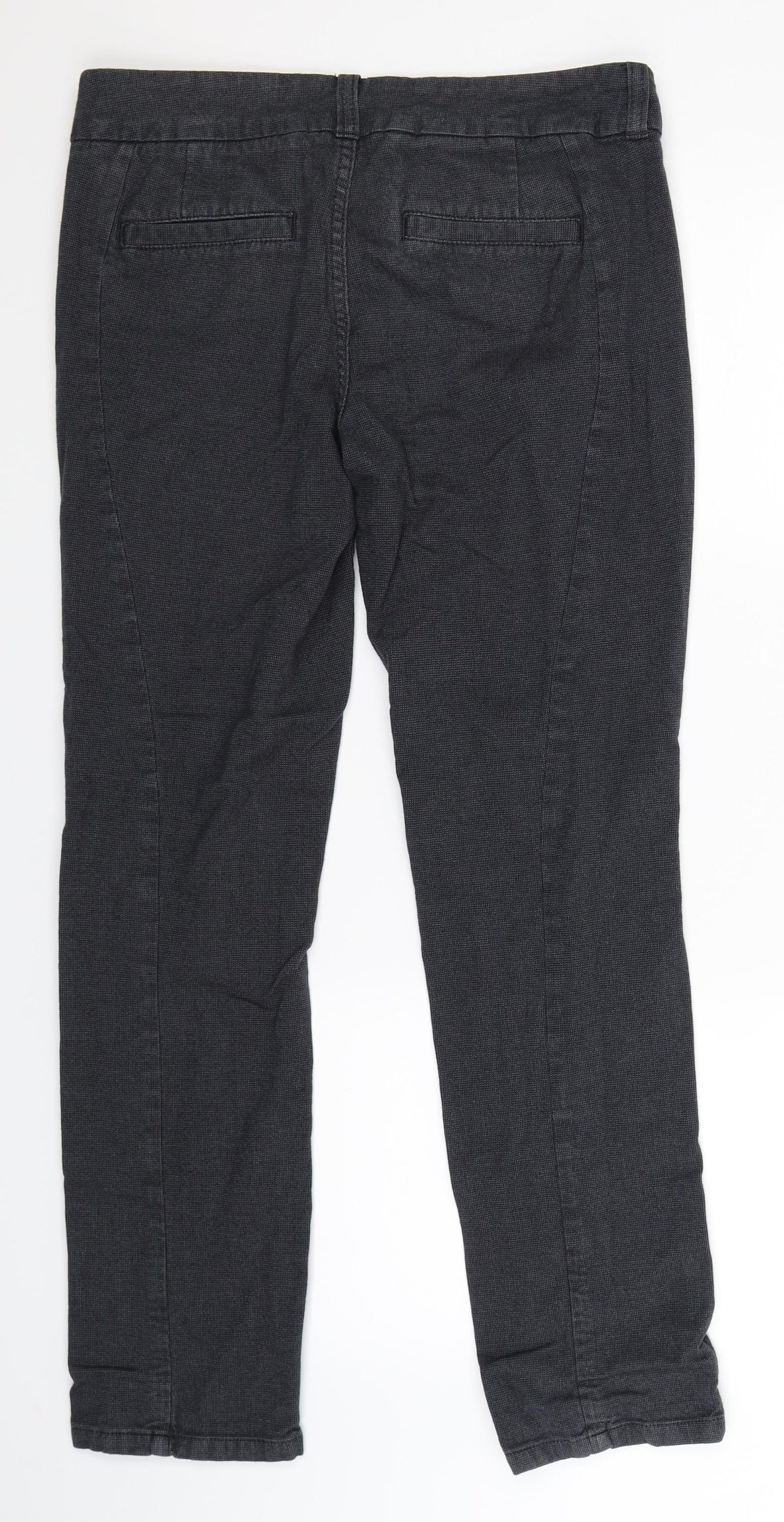 Womens UK Size 32 in Preworn Slim Fit Chino Grey Trousers