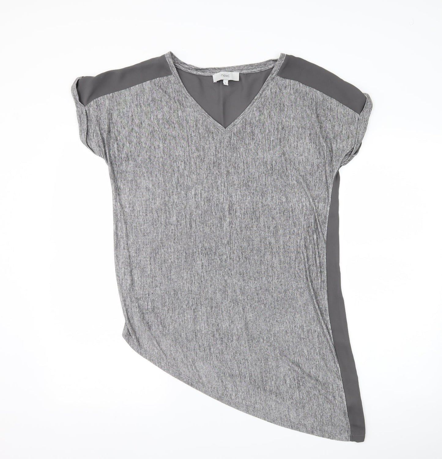 Womens UK Size 8 NEXT Grey Basic T-Shirt