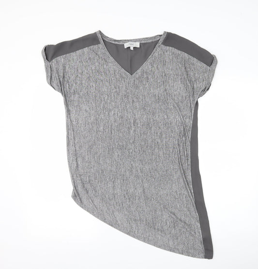 Womens UK Size 8 NEXT Grey Basic T-Shirt