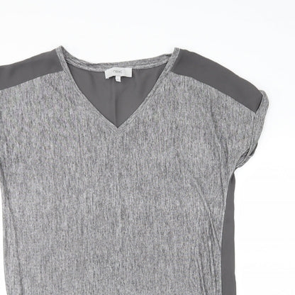 Womens UK Size 8 NEXT Grey Basic T-Shirt