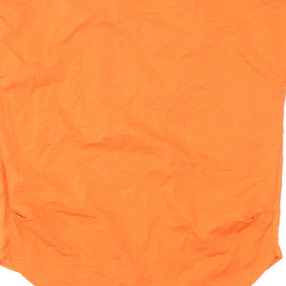 Womens UK Size 8 NEXT Orange Basic T-Shirt