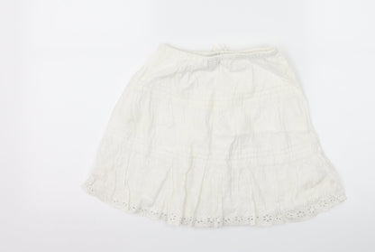 Gap Girls White   A-Line Skirt Size 3 Years