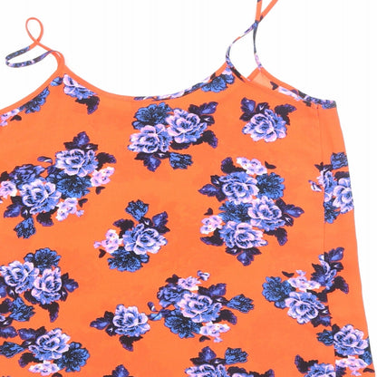 papya Womens Multicoloured Floral  Basic Blouse Size 10