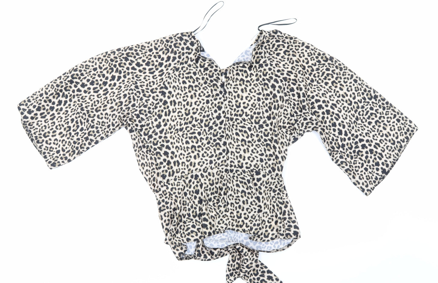 Womens UK Size 8 Select Multicoloured Basic Blouse