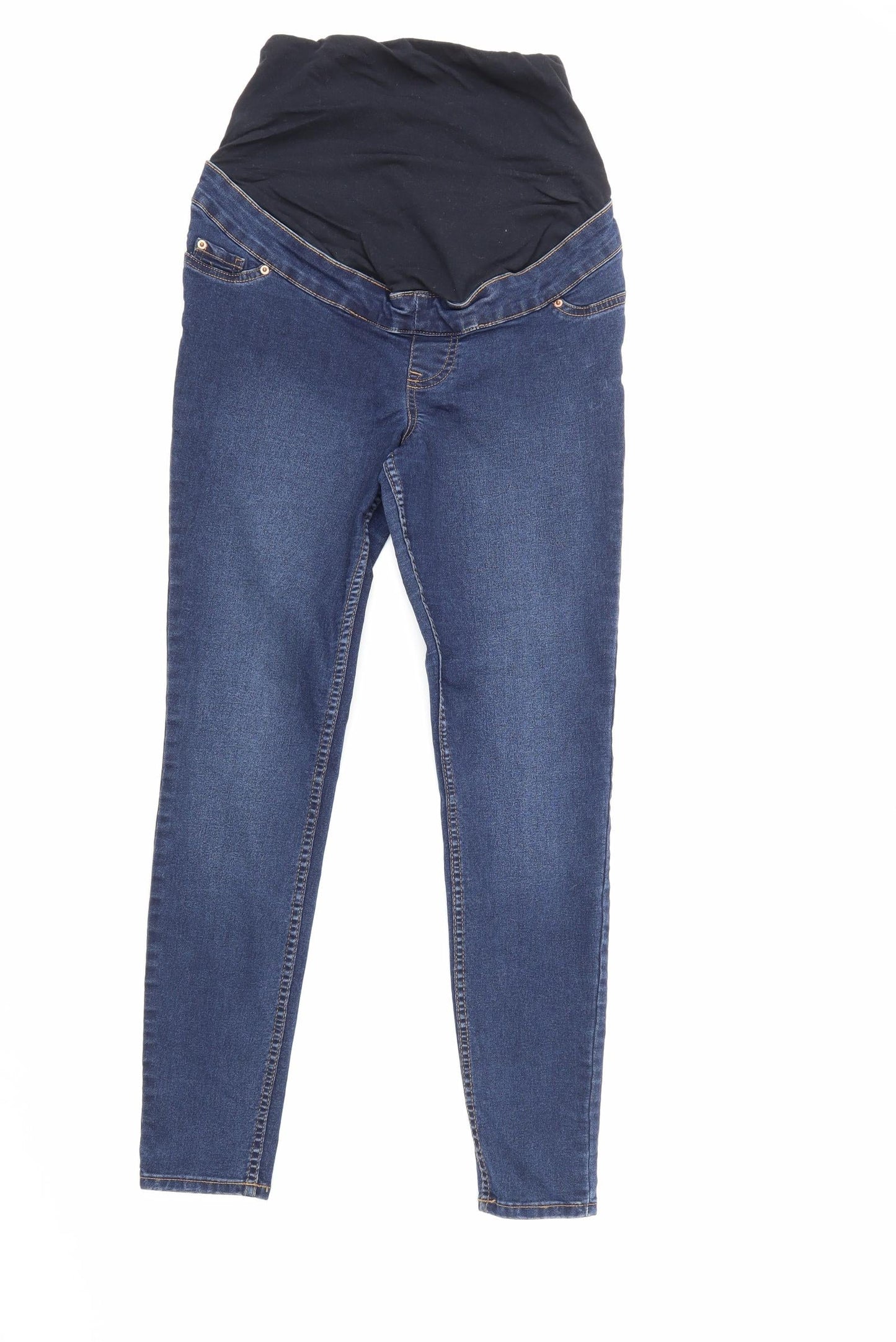 Lift & Shape Womens Blue   Straight Jeans Size 8 L27 in