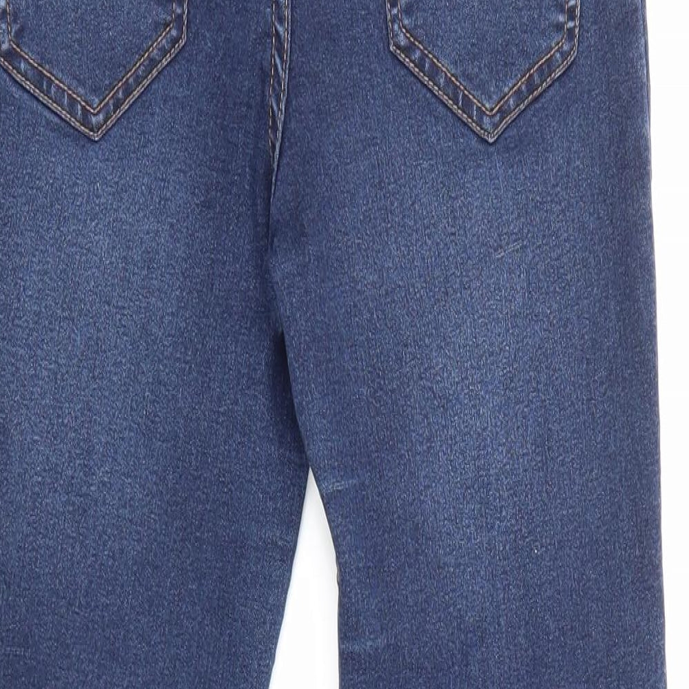 Lift & Shape Womens Blue   Straight Jeans Size 8 L27 in