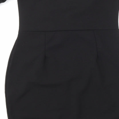 I SAW IT FIRST Womens Black   A-Line  Size 8