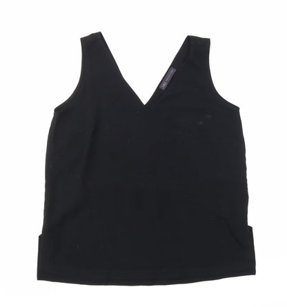 Womens UK Size  M&S Collection Black Basic Blouse