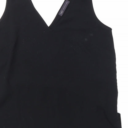 Womens UK Size  M&S Collection Black Basic Blouse