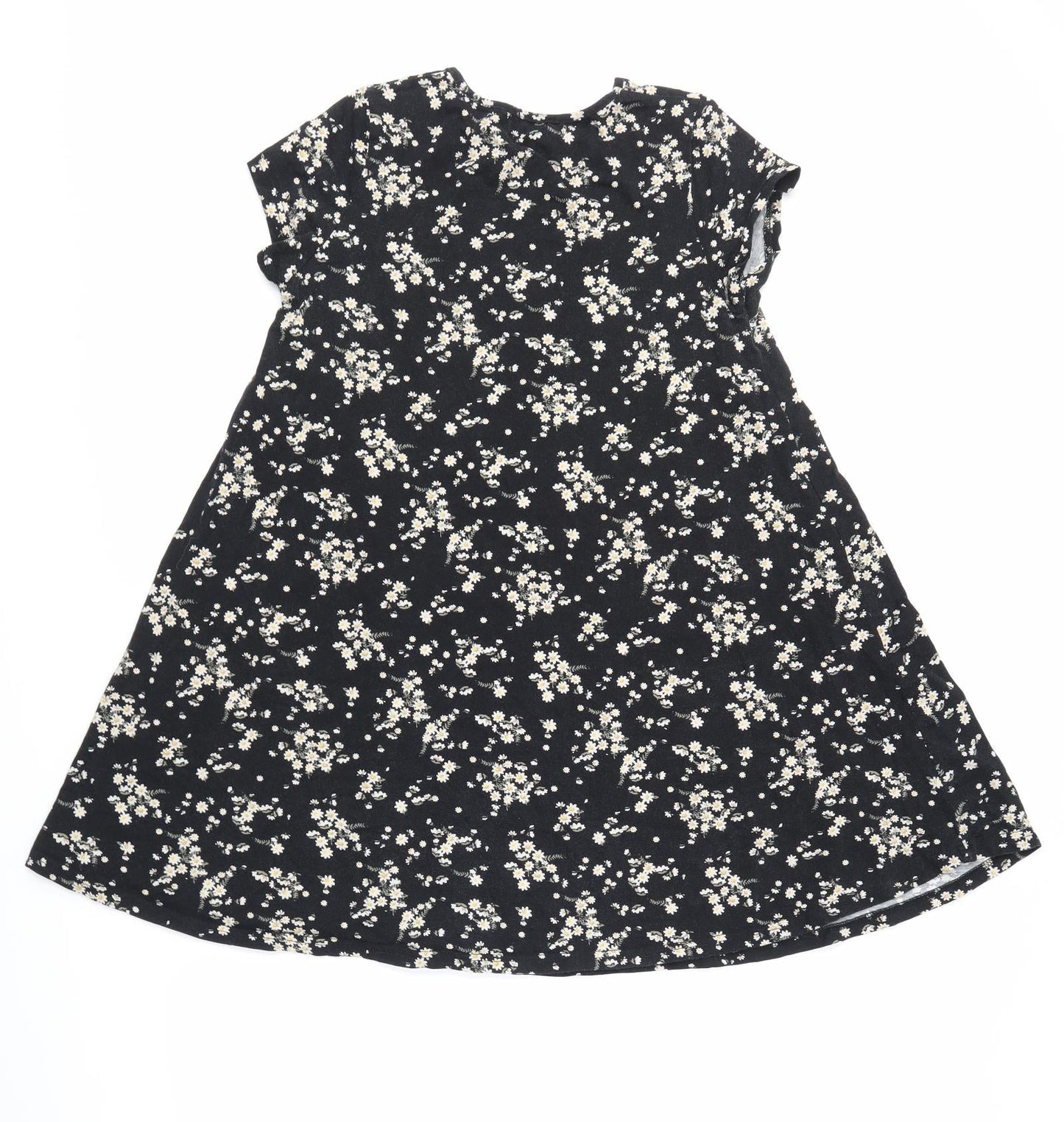 Glamorous Womens Multicoloured Floral  T-Shirt Dress  Size S