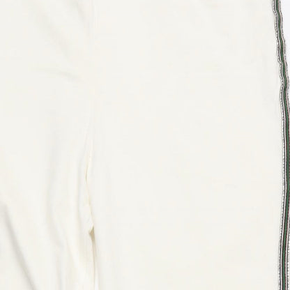 Boohoo Womens White   Sweatpants Trousers Size 18 L24 in