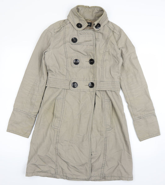 George Womens Beige   Jacket Coat Size 8