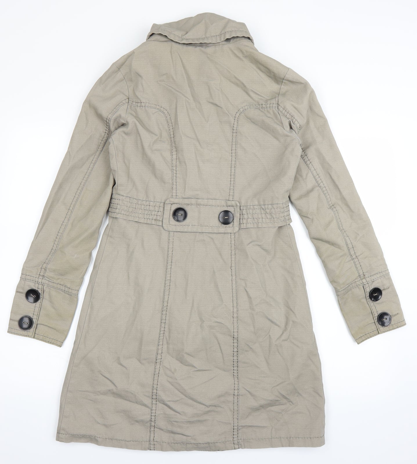 George Womens Beige   Jacket Coat Size 8